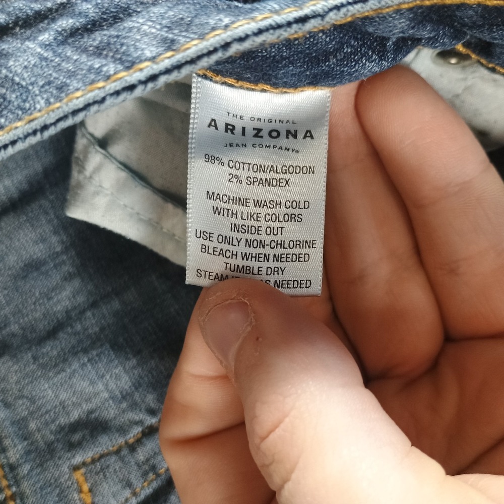 Arizona Jean Co Women 15 Short/Bajo Boot Cut Fit‎ Medium Wash - Picture 4 of 10